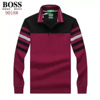 boss t-shirt slim fit avec logo sur la half red